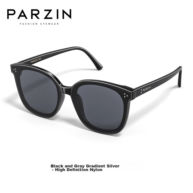 Солнцезащитные очки PARZIN для женщин, черные, большие, квадратные, для пары, с защитой от УФ-излучения, для мужчин, подарок PZ91620 - изображение 5