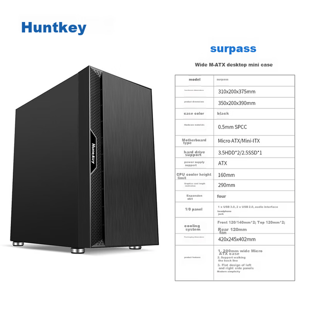 Корпус Huntkey Ultra Black - изображение 2