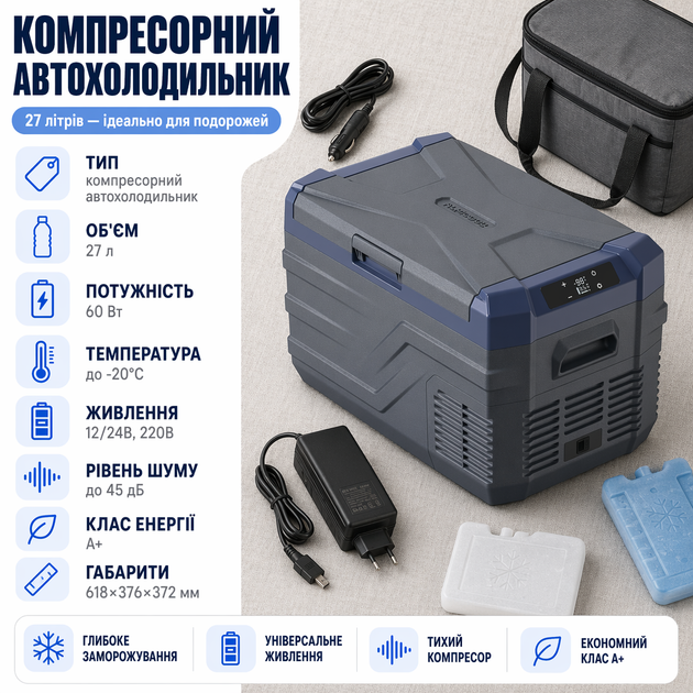 Компрессорный автохолодильник Alpicool NL30 - изображение 2