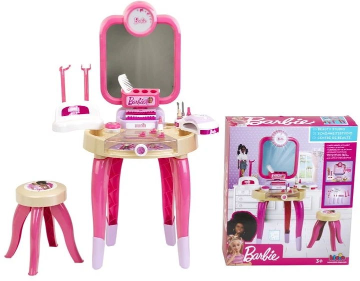 Туалетний столик Klein Barbie з лампою для манікюру 5721 (4009847057211) - зображення 6