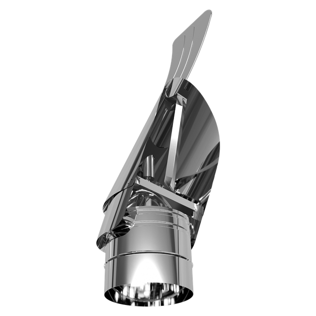 Флюгер димохідний Ø150 мм 0,5 мм з нержавіючої сталі Versia-Lux - зображення 4
