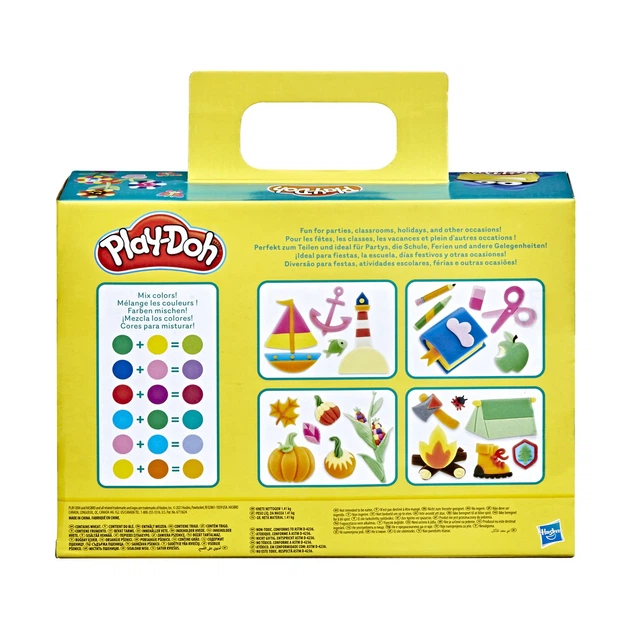Zestaw kreatywny z ciastoliną Hasbro Play-Doh 50 Pack O Fun 50 mini tub (F1535) (5010993911950) - obraz 2