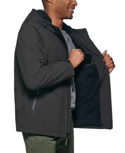 Чоловіча міжсезонна куртка Tommy Hilfiger р. XL, чорна - зображення 4