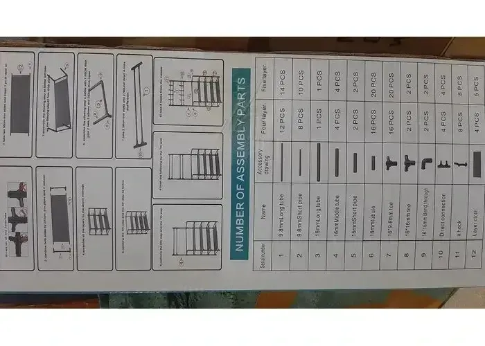 Універсальна вішалка для одягу New simple floor clothes rack size 60X29.5X151 см Білий - изображение 3