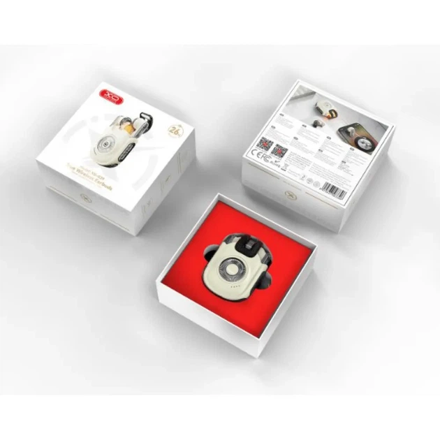 Навушники XO G39 Open Ear TWS Bluetooth 5.3, кліпса, бездротові, до 26 год роботи, водозахист, бежеві - зображення 2