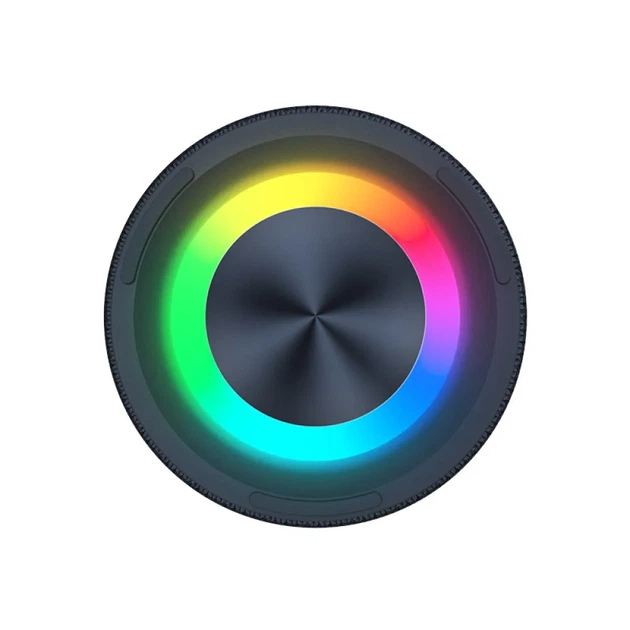 Портативная Bluetooth колонка Baseus AeQur 30 Air 15W, RGB подсветка, IPX5, беспроводная акустика, серая - изображение 6
