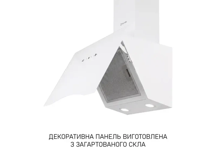 Витяжка Minola HVS 6812 WH 1200 LED - изображение 5