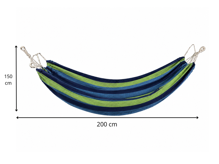 Гамак туристичний BERGER 200 х 150 см Синій (CF-4202 Blue) - зображення 2