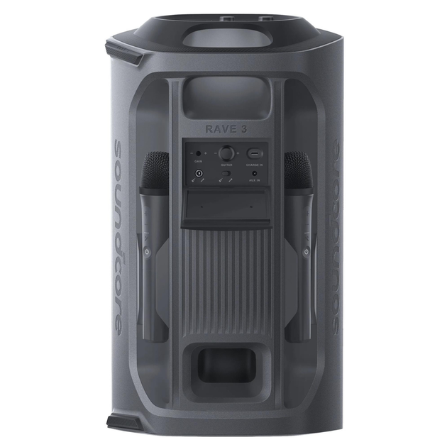 Портативна бездротова колонка Anker SoundCore Rave 3S 200W Bluetooth 5.3 Karaoke IPX4 Black (A31A3012) - зображення 5