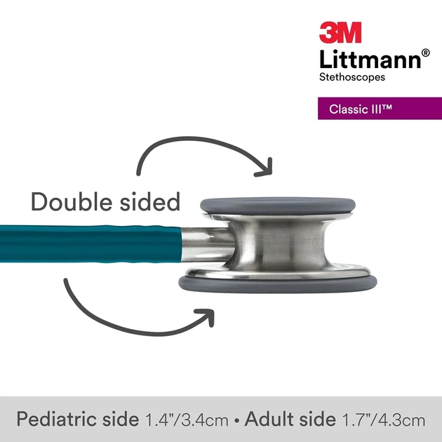 Стетоскоп 3M Littmann Classic III 69см Синій Б/В k1 - зображення 3