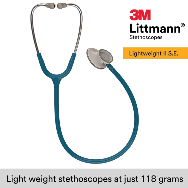 Стетоскоп 3M Littmann Lightweight II S.E. 71см Синий Б/В k2 - изображение 2