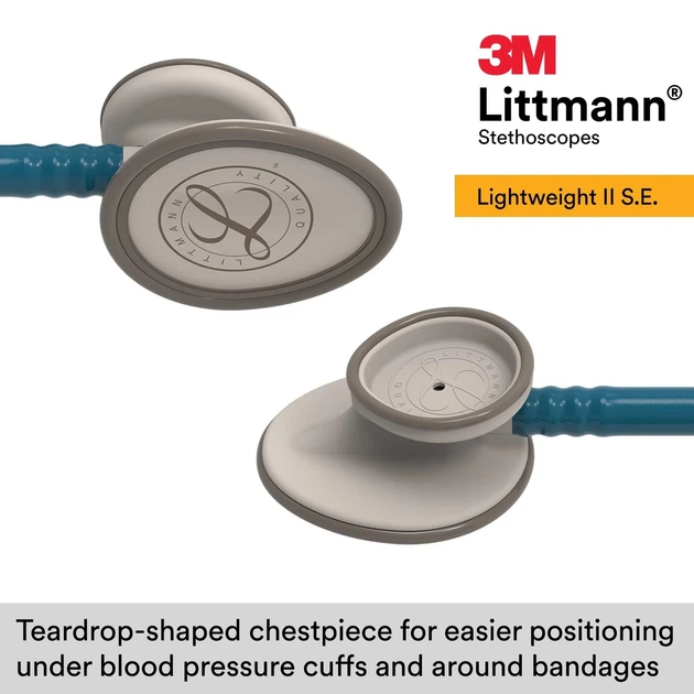 Стетоскоп 3M Littmann Lightweight II S.E. 71см Синий Б/В k2 - изображение 3