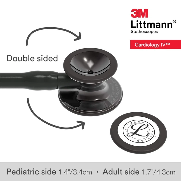 Стетоскоп 3M Littmann Cardiology IV 69 см Чорний k1 - зображення 3