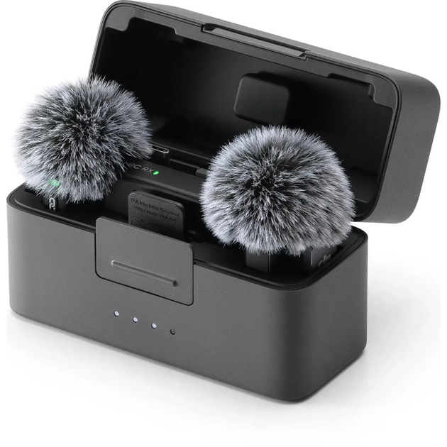 Мікрофонна радіосистема DJI Mic Mini (2 TX + 1 RX + Charging Case) Infinity Black k1 - Б/В - Фото 3 Мікрофонна радіосистема DJI Mic Mini (2 TX + 1 RX + Charging Case) Infinity Black k1 - Б/В - зображення 3