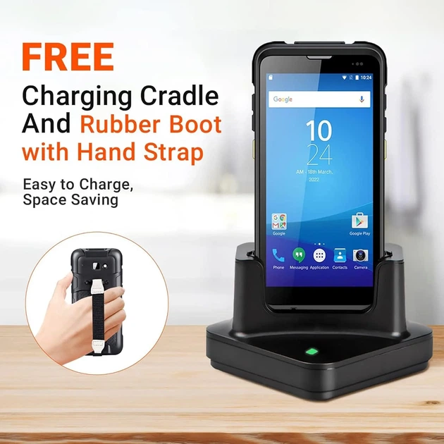 Смартфон сканер штрих-кода 5.5" Tera 3/32Gb 4G NFC 13Мп 8 ядер Android 9 Black k1 - изображение 3