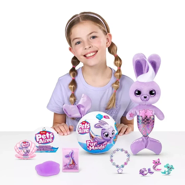 Интерактивная игрушка Pets & Robo Alive Furmaids Кролик Старлет (9555B) - изображение 9