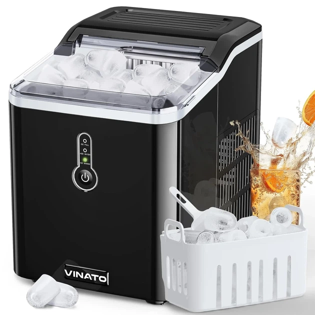 Льодогенератор VINATO ICM 1221 / 1.5 л / 12кг/добу / Black Б/В k1 - Фото 1 Льодогенератор VINATO ICM 1221 / 1.5 л / 12кг/добу / Black Б/В k1 - зображення 1