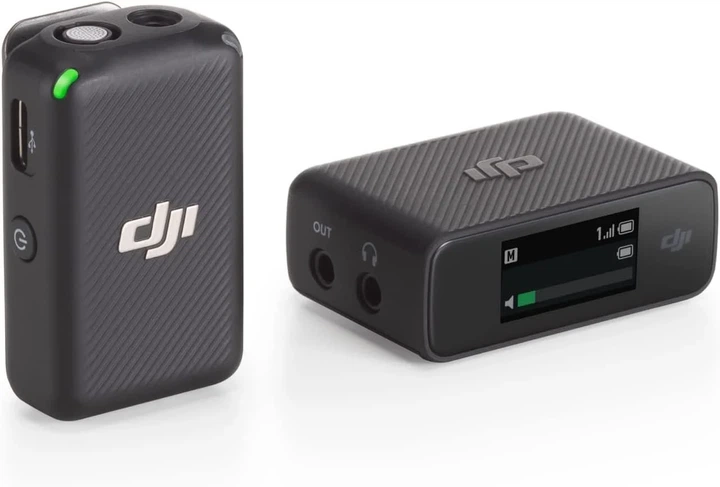 Мікрофонна радіосистема DJI Mic Basic (1TX+1RX) Чорний (101633535) - Б/В - Фото 1 Мікрофонна радіосистема DJI Mic Basic (1TX+1RX) Чорний (101633535) - Б/В - зображення 1