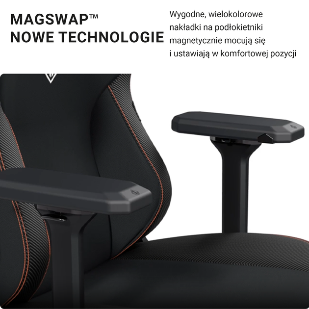 Крісло ігрове Anda Seat Kaiser 3 Size L Dark Grey (AD12YDC-L-01-GB-CF) - зображення 5