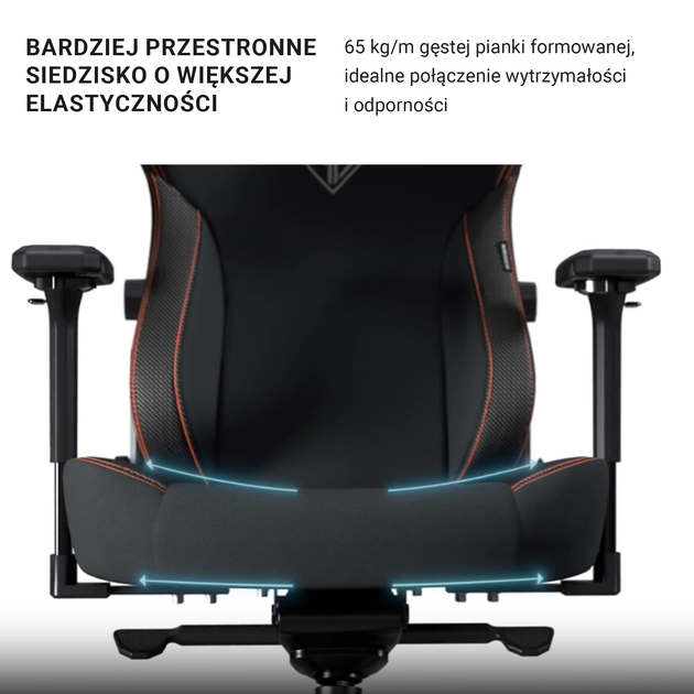 Крісло ігрове Anda Seat Kaiser 3 Size L Dark Grey (AD12YDC-L-01-GB-CF) - зображення 8