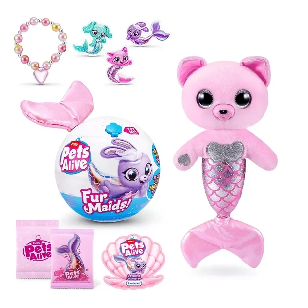 Інтерактивна іграшка Pets & Robo Alive Furmaids Кошеня Пурл (9555A) - зображення 3