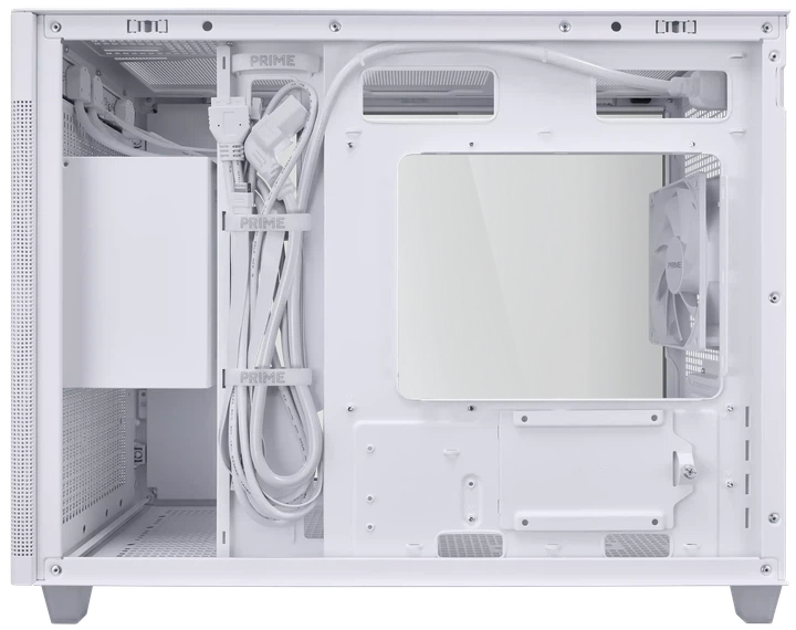 Корпус ASUS Prime AP201 Mesh TG / без БЖ / Білий - Уцінка - зображення 6