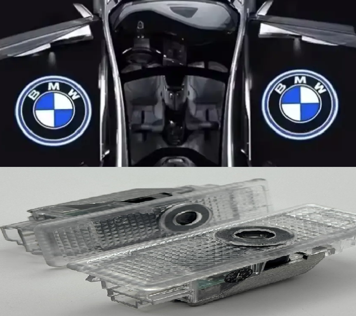 Підсвітка дверей проєкція для BMW (БМВ) проєкція E39 E53 Z8 X5 Е52 2 штуки комплект - зображення 2