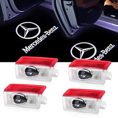 Підсвітка дверей мерседес проєкція підсвітка Mercedes W176 W205 W212 W213 W246 Gl GLA GLC 4 штуки на чотири двері A0028201901 - зображення 4