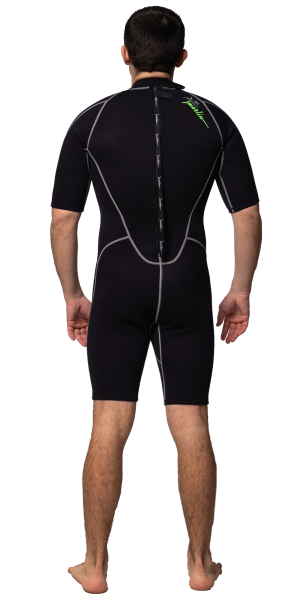 Гідрокостюм для плавання Marlin Malibu Shorty Man Silver/Black 2,5 мм M - зображення 3