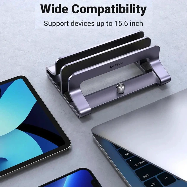 Підставка для ноутбука UGREEN LP258 Vertical Laptop Stand (Dual-slot)(UGR-60643) - зображення 5