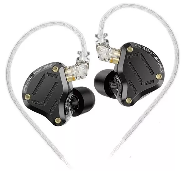 Вакуумні навушники KZ ZS10 Pro 2 гібридні з 10 драйверами та