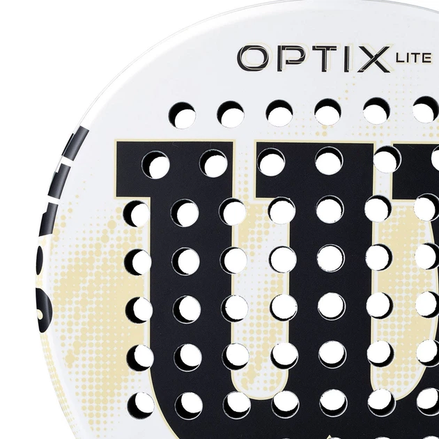 Ракетка для паделя WILSON OPTIX V2 LITE WHITE - изображение 4