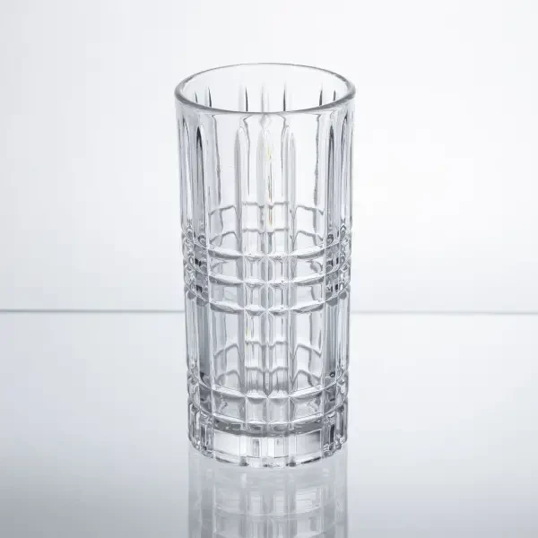 Набор стаканов Geometric Glass 6 штук по 300 мл с рельефным узором HP-17-3 - изображение 2