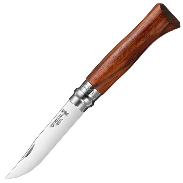 Нож складной Opinel №8 Inox (длина: 190мм лезвие: 85мм) бубинга ножны замш - изображение 1