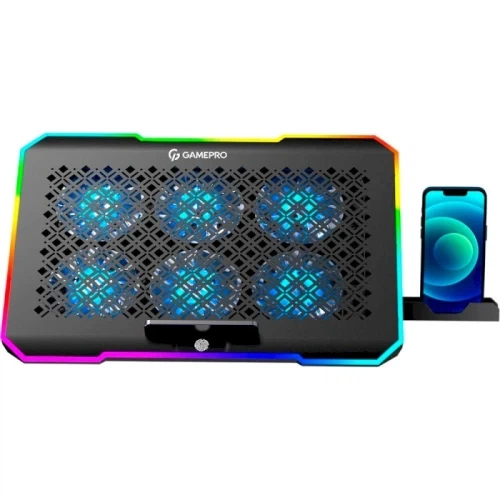 Подставка для ноутбука до 15.6" GamePro CP660, Black - Фото 2 Подставка для ноутбука до 15.6" GamePro CP660, Black - изображение 2