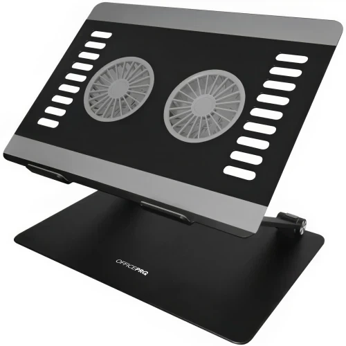 Подставка для ноутбука до 15.6" OfficePro LS122B, Black - Фото 1 Подставка для ноутбука до 15.6" OfficePro LS122B, Black - изображение 1