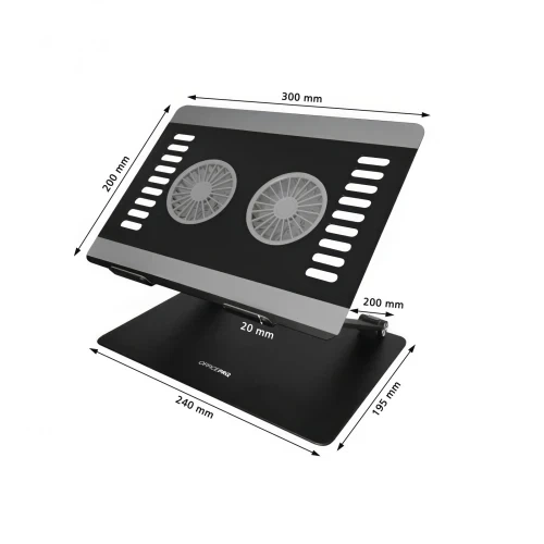 Подставка для ноутбука до 15.6" OfficePro LS122B, Black - Фото 6 Подставка для ноутбука до 15.6" OfficePro LS122B, Black - изображение 6
