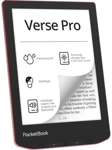 Електронна книга 6" PocketBook Verse Pro, Passion Red - зображення 3