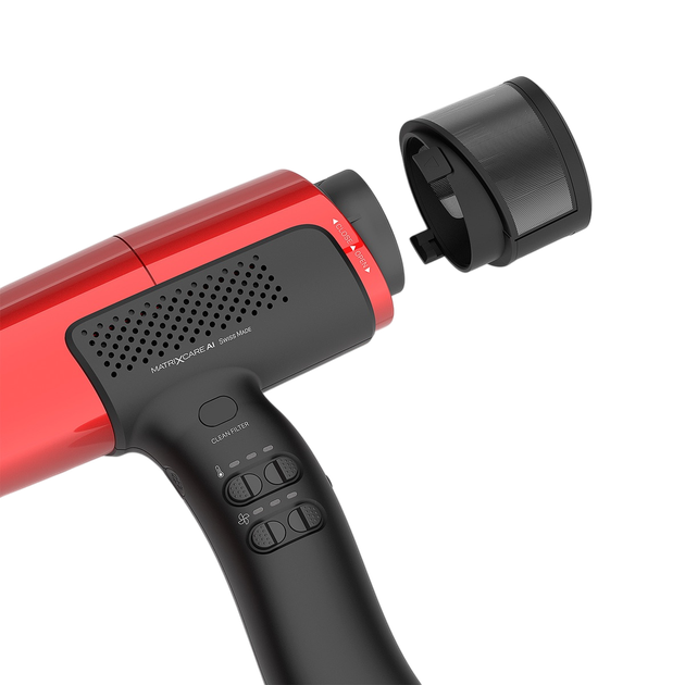 Suszarka do włosów Valera MatrixCare Metallic Red (501.00 MA MR) - obraz 3