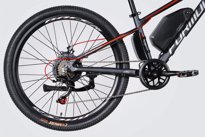 Велосипед з електроприводом 26" AL Formula eMOTION DD FR рама-13" 36B 10А*г 500Вт сіро-сріблястий (матовий) 2026 - зображення 7