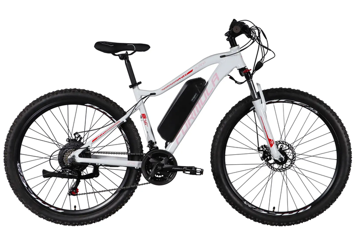Велосипед з електроприводом 27.5" AL Formula eALPINA DD FR рама-17" 36B 12.5А*г 500Вт біло-рожевий 2026 - Фото 1 Велосипед з електроприводом 27.5" AL Formula eALPINA DD FR рама-17" 36B 12.5А*г 500Вт біло-рожевий 2026 - зображення 1