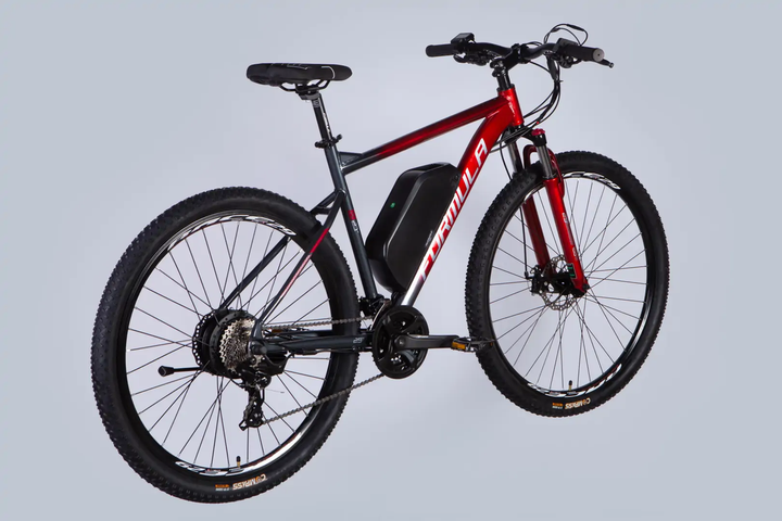 Велосипед з електроприводом 29" AL Formula eF-1 DD CS рама-21" 48B 17.5А*г 500Вт червоно-сріблястий 2026 - зображення 2
