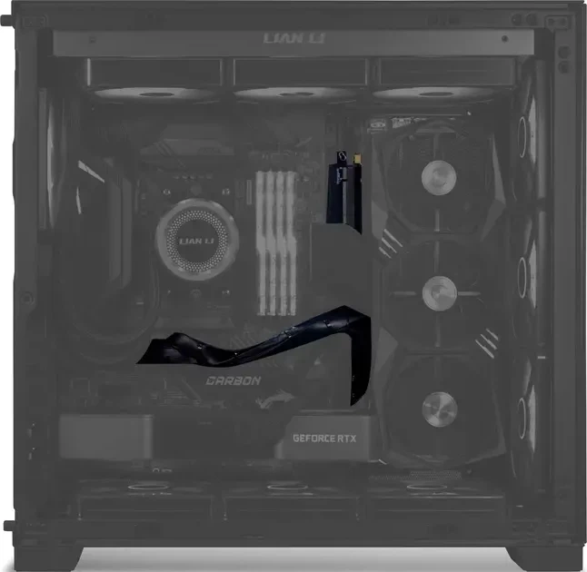 Райзер Lian Li PCIe 4.0 Riser Cable 600mm Black (G89.PW-PCI-4-60X) - зображення 6