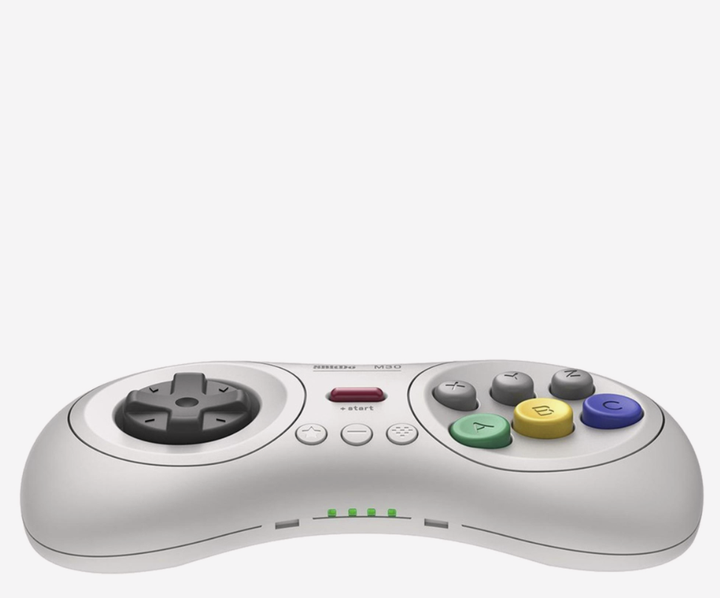 Геймпад 8BitDo M30 Bluetooth Pad White для PC / macOS / Android / Nintendo Switch бездротовий Bluetooth / USB-C Білий (RET00368) - зображення 4
