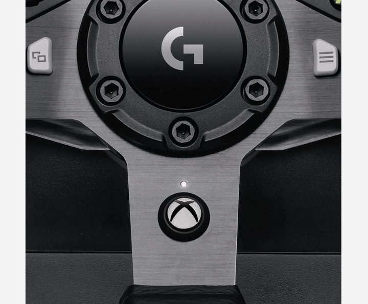 Кермо ігрове Logitech G920 Driving Force з педалями / Force Feedback / 900° / Xbox Series X|S / Xbox One / PC / USB / чорне - Фото 4 Кермо ігрове Logitech G920 Driving Force з педалями / Force Feedback / 900° / Xbox Series X|S / Xbox One / PC / USB / чорне - зображення 4