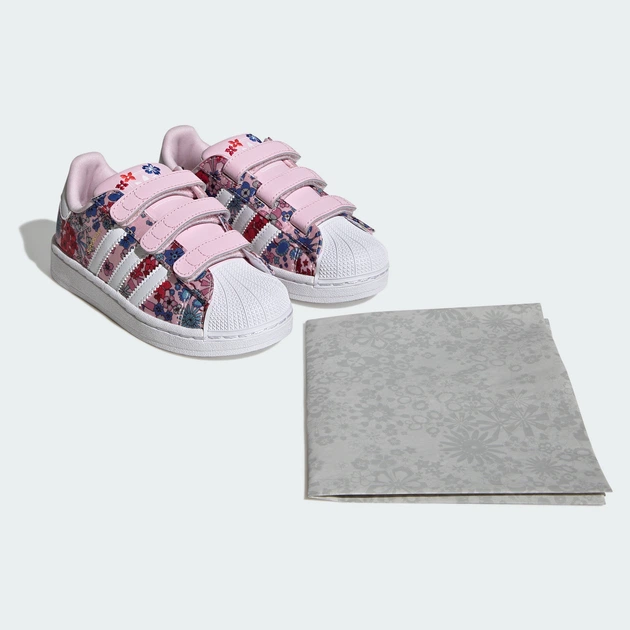 Дитячі Кросівки ADIDAS LIBERTY LONDON SUPERSTAR II COMFORT CLOSURE adidas JQ2004 31.5 (31.5 EUR) рожевий (4068806922311) - Фото 6 Дитячі Кросівки ADIDAS LIBERTY LONDON SUPERSTAR II COMFORT CLOSURE adidas JQ2004 31.5 (31.5 EUR) рожевий (4068806922311) - зображення 6