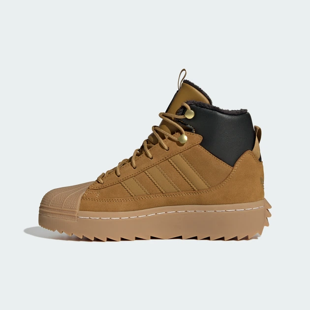 Дитячі Черевики Superstar Winterized Trek Kids adidas JQ0345 40 (40 EUR) коричневий (4068801044896) - Фото 7 Дитячі Черевики Superstar Winterized Trek Kids adidas JQ0345 40 (40 EUR) коричневий (4068801044896) - зображення 7