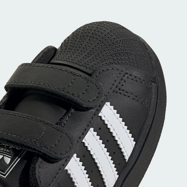 Дитячі Кросівки Superstar II Comfort Closure Kids adidas JI3991 24 (24 EUR) чорний (4067888296266) - зображення 9