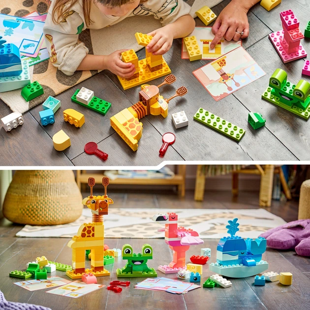 Конструктор LEGO DUPLO Town Гра з побудови тварин 94 деталі (10472) - зображення 8