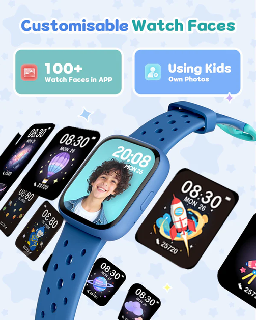 Детские смарт-часы TICTIKY Stellar 2 Kids с GPS/трекером активности | Фитнес-часы с играми, родительским контролем - изображение 7